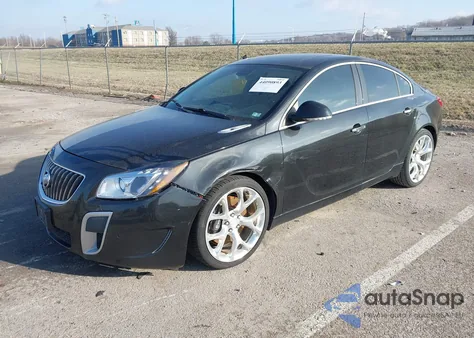2013 Buick Regal Gs из США, поврежденный, VIN 2G4GV5GV2D9182211